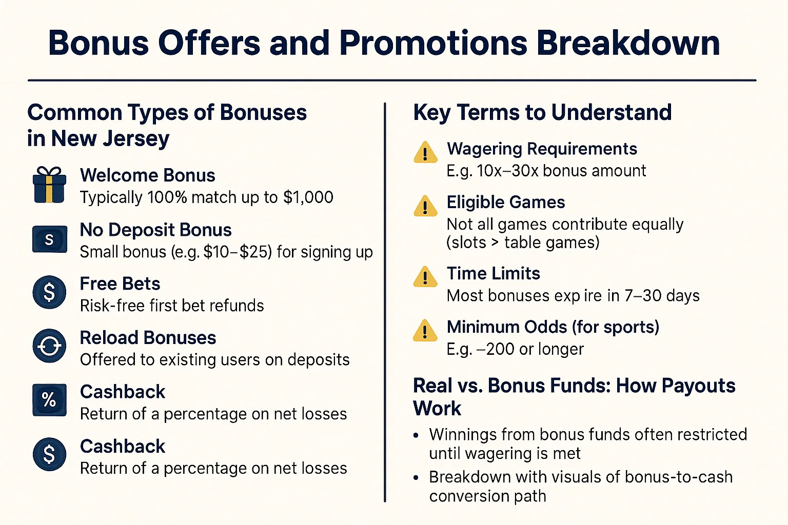 Bonus Offers and Promotions Breakdown